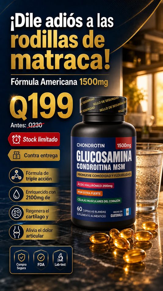 Glucosamina Americana Salud Articular 1500mg