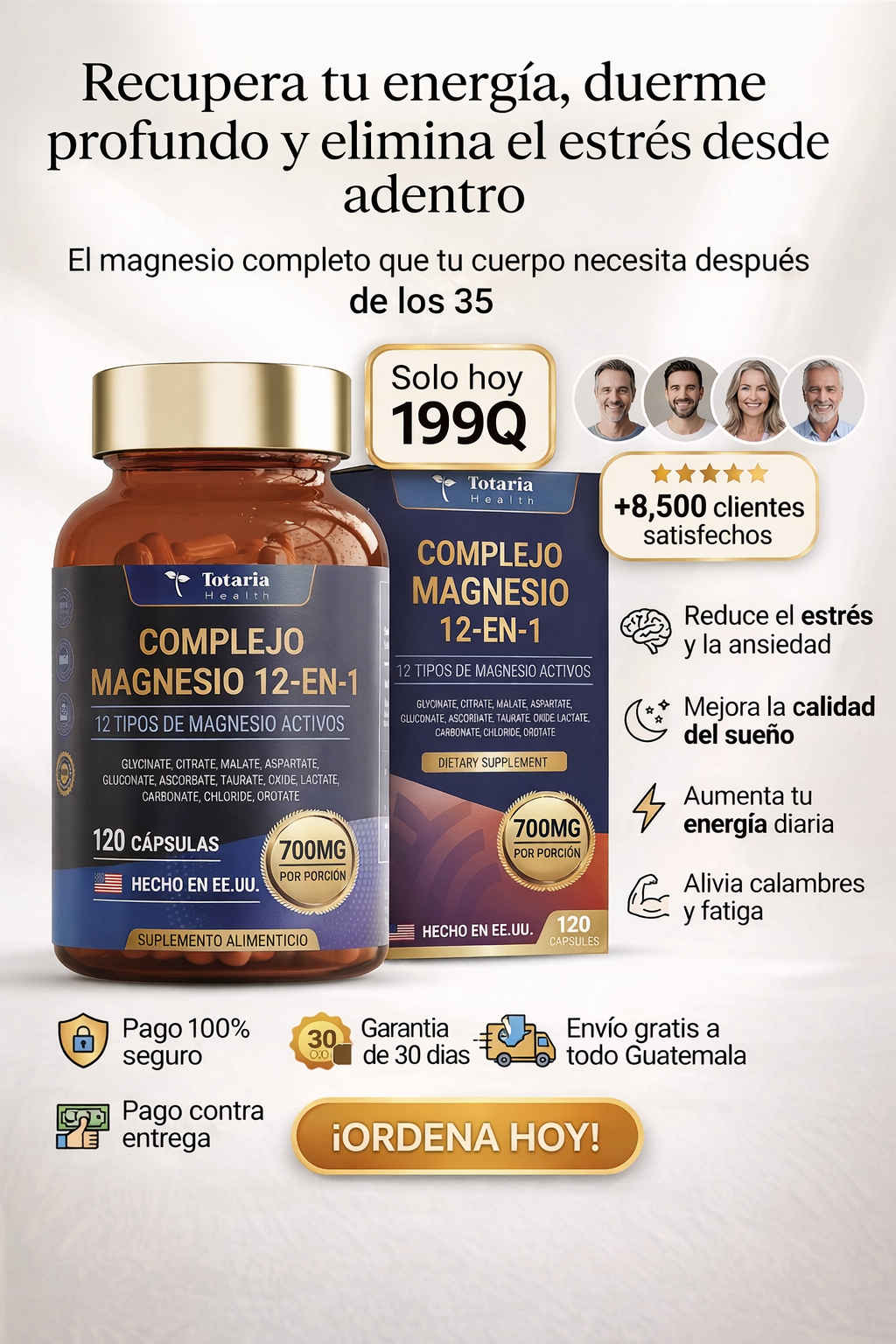 Magnesio 12 en 1 – Más Energía, Mejor Sueño y Menos Estrés