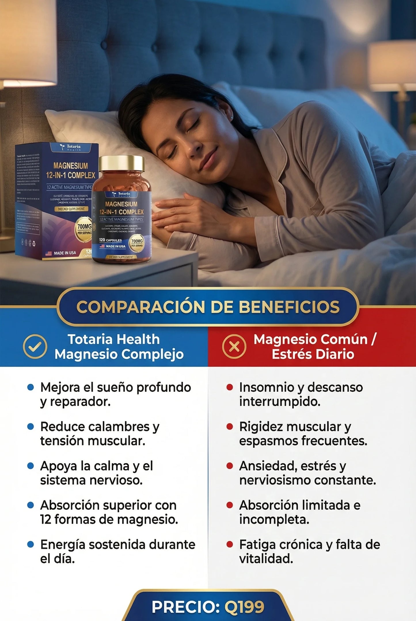 Magnesio 12 en 1 – Más Energía, Mejor Sueño y Menos Estrés