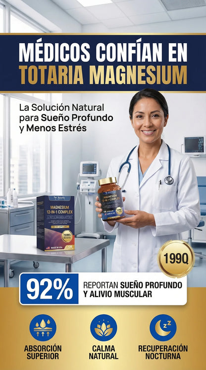 Magnesio 12 en 1 – Más Energía, Mejor Sueño y Menos Estrés